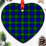 Farquharson Tartan Ornament (Heart)