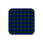 Farquharson Tartan Rubber Coaster (Square)