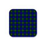 Farquharson Tartan Rubber Square Coaster (4 pack)