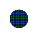 Farquharson Tartan Golf Ball Marker