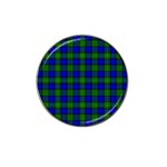 Farquharson Tartan Hat Clip Ball Marker