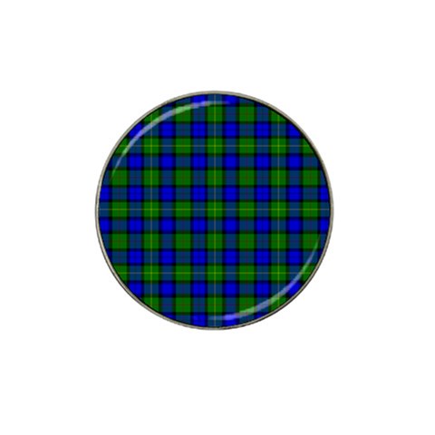 Farquharson Tartan Hat Clip Ball Marker (4 pack) from ArtsNow.com Front