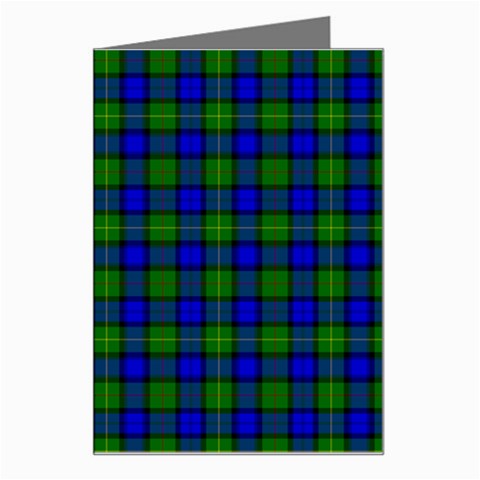 Farquharson Tartan Greeting Card from ArtsNow.com Left