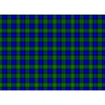 Farquharson Tartan Birthday Cake 3D Greeting Card (7x5)