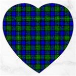 Farquharson Tartan Jigsaw Puzzle (Heart)