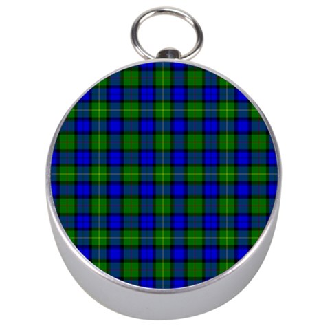 Farquharson Tartan Silver Compass from ArtsNow.com Front