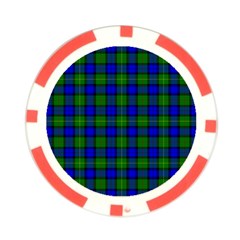 Farquharson Tartan Poker Chip Card Guard from ArtsNow.com Back
