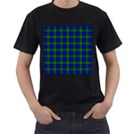 Farquharson Tartan Men s T-Shirt (Black)