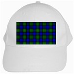 Farquharson Tartan White Cap