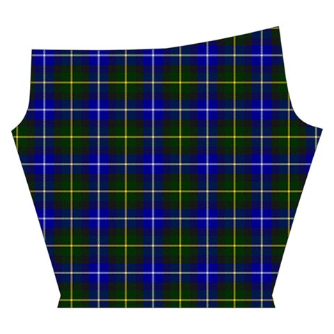 MacNeil of Barra Tartan Yoga Cropped Leggings from ArtsNow.com Left