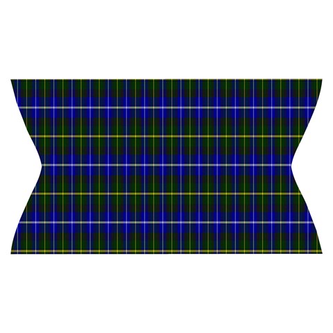 MacNeil of Barra Tartan Yoga Cropped Leggings from ArtsNow.com Waistband Front