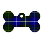 MacNeil of Barra Tartan Dog Tag Bone (One Side)