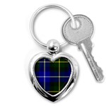 MacNeil of Barra Tartan Key Chain (Heart)