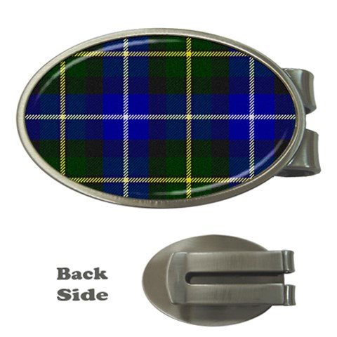 MacNeil of Barra Tartan Money Clip (Oval) from ArtsNow.com Front
