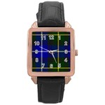MacNeil of Barra Tartan Rose Gold Leather Watch