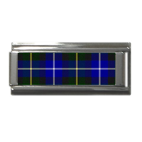 MacNeil of Barra Tartan Superlink Italian Charm (9mm) from ArtsNow.com Front