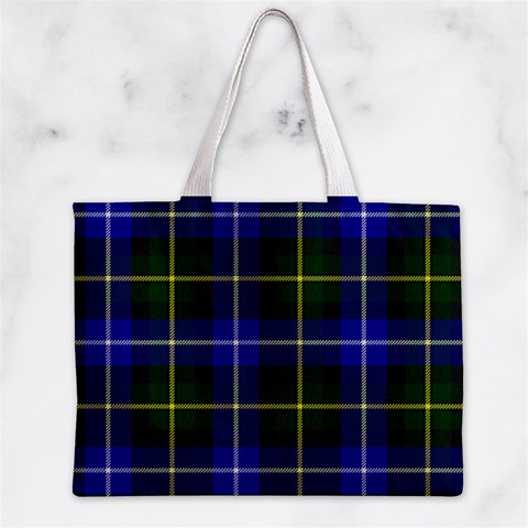 MacNeil of Barra Tartan Zipper Mini Tote Bag from ArtsNow.com Front