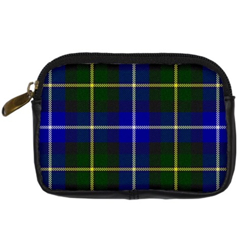 MacNeil of Barra Tartan Digital Camera Leather Case from ArtsNow.com Front
