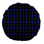 MacNeil of Barra Tartan Large 18  Premium Round Cushion