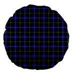 MacNeil of Barra Tartan Large 18  Premium Flano Round Cushion