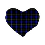 MacNeil of Barra Tartan Standard 16  Premium Flano Heart Shape Cushion