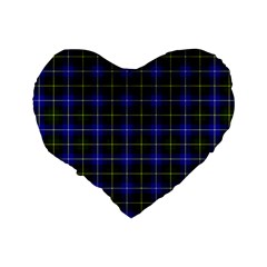 MacNeil of Barra Tartan Standard 16  Premium Flano Heart Shape Cushion from ArtsNow.com Back