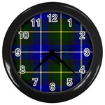 MacNeil of Barra Tartan Wall Clock (Black)