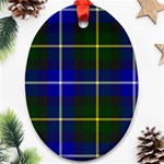 MacNeil of Barra Tartan Oval Ornament (Two Sides)