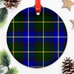 MacNeil of Barra Tartan Round Ornament (Two Sides)