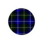 MacNeil of Barra Tartan Rubber Round Coaster (4 pack)