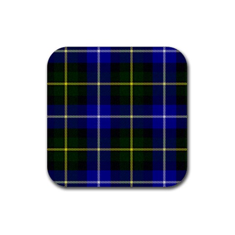MacNeil of Barra Tartan Rubber Coaster (Square) from ArtsNow.com Front