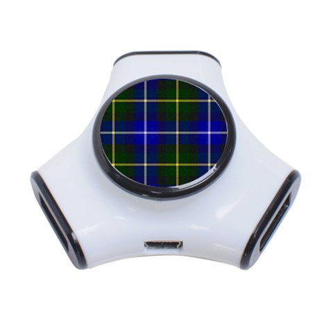 MacNeil of Barra Tartan Portable USB Hub (One Side) from ArtsNow.com Front