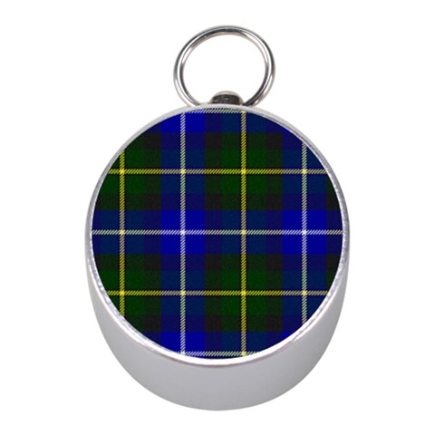 MacNeil of Barra Tartan Silver Compass (Mini) from ArtsNow.com Front