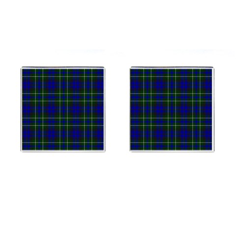 MacNeil of Colonsay Tartan Cufflinks (Square) from ArtsNow.com Front(Pair)
