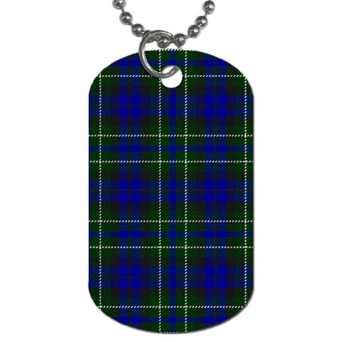 MacNeil of Colonsay Tartan Dog Tag (Two Sides) from ArtsNow.com Front