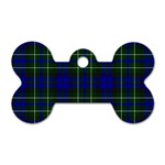 MacNeil of Colonsay Tartan Dog Tag Bone (Two Sides)