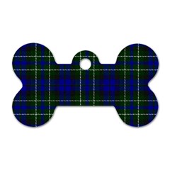 MacNeil of Colonsay Tartan Dog Tag Bone (Two Sides) from ArtsNow.com Back