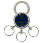 MacNeil of Colonsay Tartan 3-Ring Key Chain