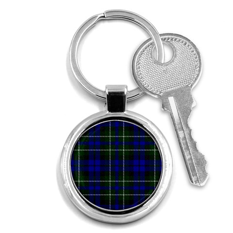 MacNeil of Colonsay Tartan Key Chain (Round) from ArtsNow.com Front