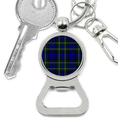 MacNeil of Colonsay Tartan Bottle Opener Key Chain from ArtsNow.com Front