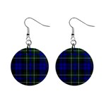 MacNeil of Colonsay Tartan 1  Button Earrings