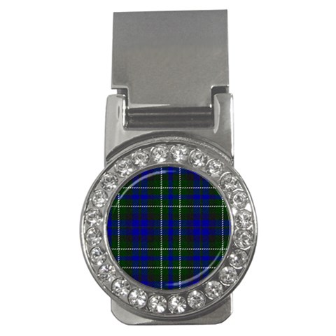MacNeil of Colonsay Tartan Money Clip (CZ) from ArtsNow.com Front