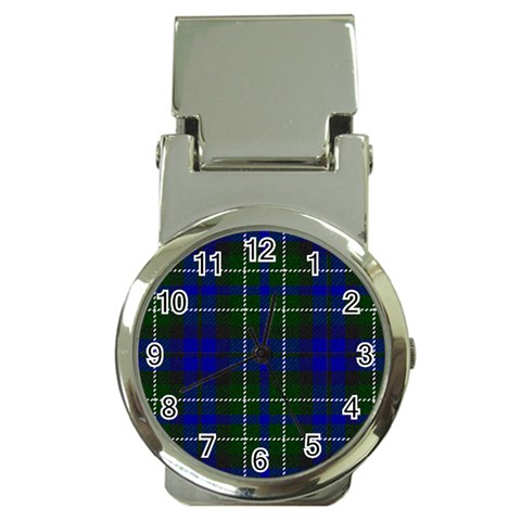 MacNeil of Colonsay Tartan Money Clip Watch from ArtsNow.com Front