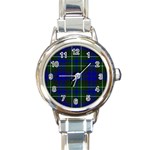 MacNeil of Colonsay Tartan Round Italian Charm Watch