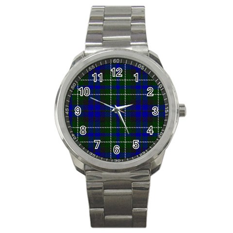 MacNeil of Colonsay Tartan Sport Metal Watch from ArtsNow.com Front