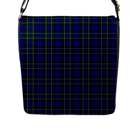 MacNeil of Colonsay Tartan Flap Closure Messenger Bag (L) from ArtsNow.com Front
