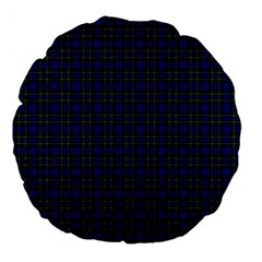 MacNeil of Colonsay Tartan Large 18  Premium Flano Round Cushion from ArtsNow.com Back
