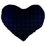 MacNeil of Colonsay Tartan Large 19  Premium Heart Shape Cushion