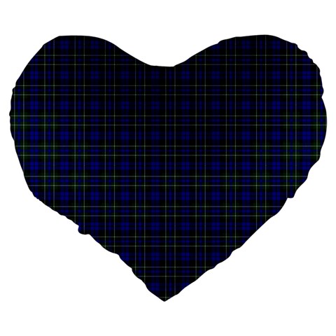 MacNeil of Colonsay Tartan Large 19  Premium Heart Shape Cushion from ArtsNow.com Back