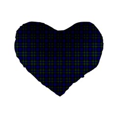 MacNeil of Colonsay Tartan Standard 16  Premium Heart Shape Cushion from ArtsNow.com Front